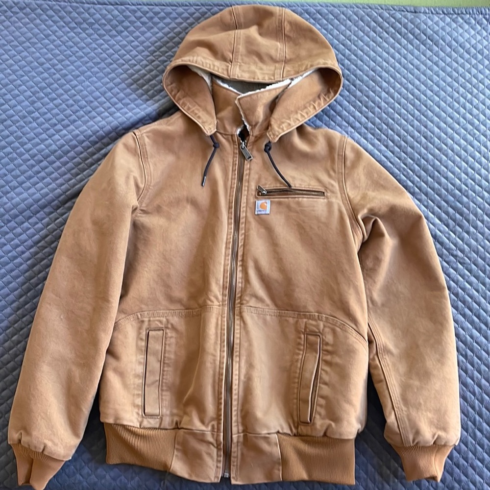 Carhartt Women’s Weathered Duck Wildwood Jacket - Sherpa Lined